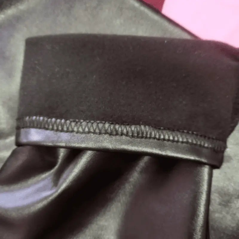 Guns™ - Legging de Couro Flanelada