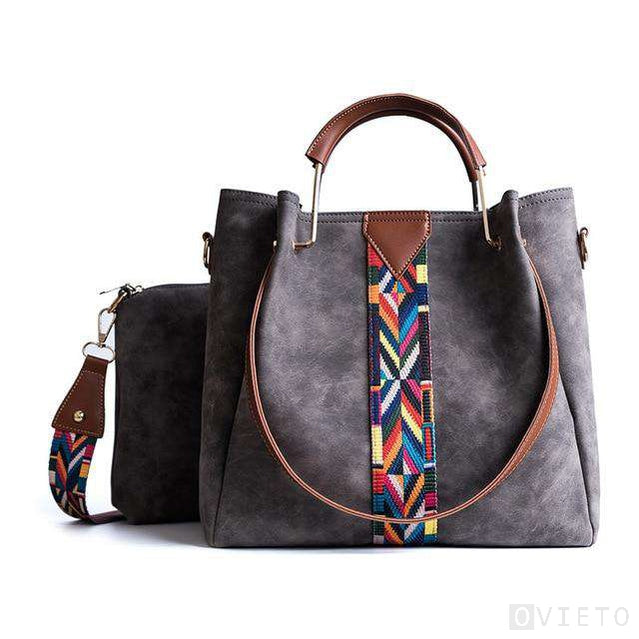 Bolsa Tribal Pattern  - Kit 2 Peças