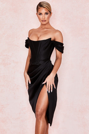 Vestido Midi Bustier Violetta